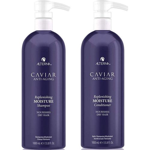 Alterna Caviar Replenishing Moisture Shampoo 1000ml + Conditioner 1000ml