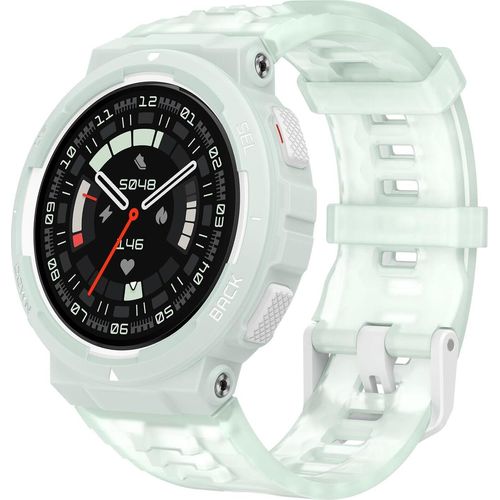 Smartwatch mit stilvollem, langlebigem Sport- und Fitnessdesign, GPS, KI-Gesundheitstrainer, Sport im Freien, Workouts und Übungen, 16-Tage-Akku