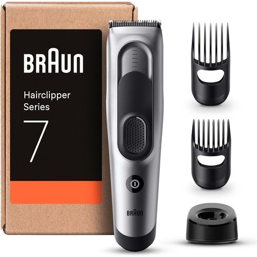 Haarschneider Herren, Haarschneidemaschine (recycelbare Verpackung), 17 Längeneinstellungen, 2 Kammaufsätze, 50 Min. NiMH-Akku Laufzeit