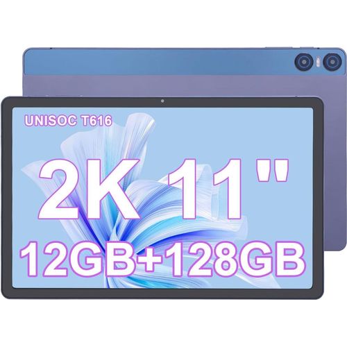 C Idee Android 13 Tablet, 11 Zoll Tablet 2K Großer Bildschirm, 12GB RAM + 128GB ROM (1TB TF), Google , 5G WiFi, 8000mAh Langlebige Batterie, 2024