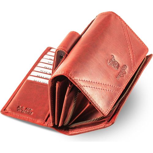 Geldbörse Damen Herren Groß Viele Fächer | Kartenetui Portemonnaie Geldtasche Damen mit RFID NFC Schutz | Portmonee Damen Gross Damenportemonnaie