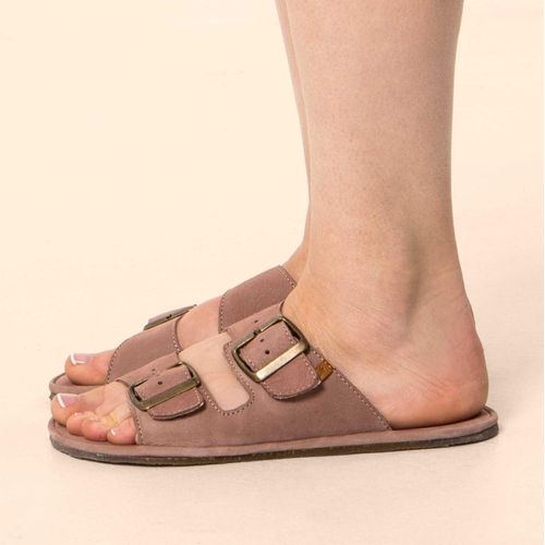 El naturalista Sandalen N5682 NOBUCK LAVADO MALVA/ BARE SANDALS Farbe Malva