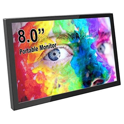 Erow -Mini -Monitor, 8 -Zoll -IPS -Bildschirm -Raspberry -PI -Display, externe Bildschirme -HD -Auflösung, 1280 x 800 tragbarer Monitor -Laptop, PC, P