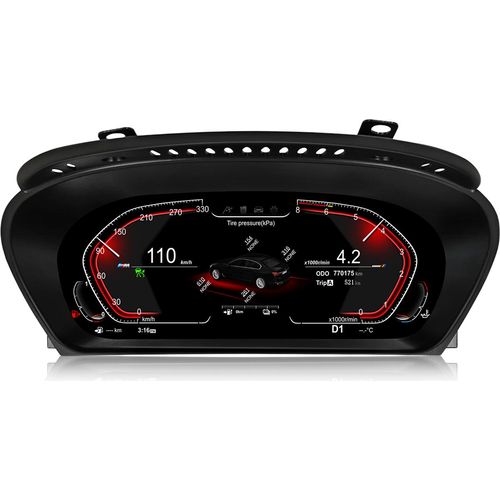 12.3''Dashboard Kombiinstrument Display Für BMW E60 E61 2003-2009 Digital Cluster Digital Tacho SWC 1290*720