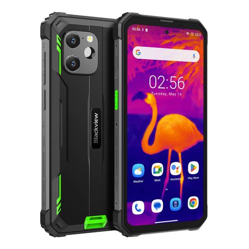 BV8900 Green Rugged Octa Core Smartphone, Outdoorhandy mit 8 GB RAM und 256 GB Speicher