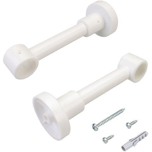 Träger LIEDECO Gr. 1, weiß, L:12,7cm Ø:2cm, Gardinenstangenhalterungen, für Gardinenstangen Ø 20 mm