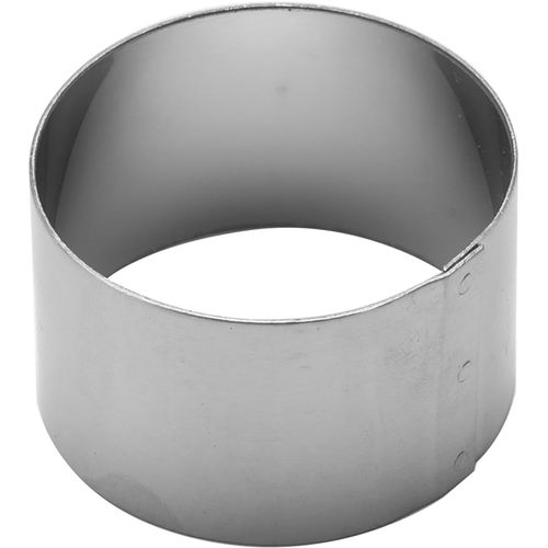 Serviettenring ECHTWERK, silber (silberfarben), Ø:4cm, Edelstahl, Serviettenringe, Serviettenhalter-Set, Serviettenschnallen, Kreisdesign, aus Edelstahl