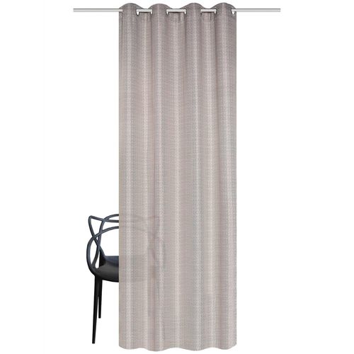 Gardine HEINE HOME, braun, B:140cm H:245cm, Polyester, Gardinen