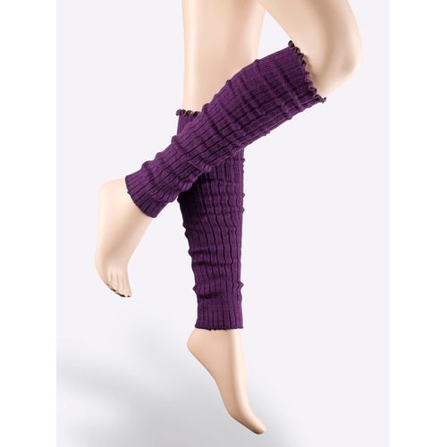 Stulpensocken WÄSCHEPUR, Damen, lila (traube), 100% Polyacryl, Socken