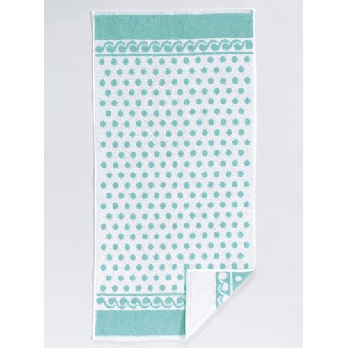 Handtuch ROSS Gr. 1, grün (mint), B:50cm L:100cm, Walkfrottee, 100% Baumwolle, Handtücher (Packung)