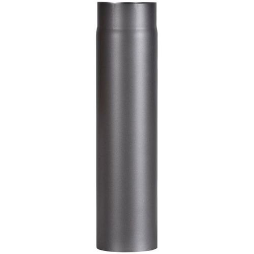 Ofenrohr FIREFIX, grau, B:12,4cm H:50cm L:12,4cm, Stahlblech, Rohre, 500 mm lang
