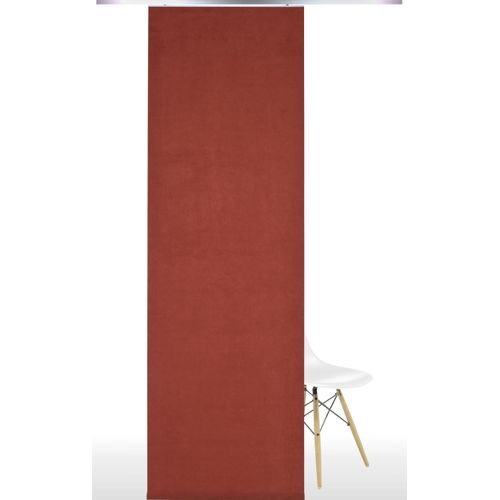 Schiebegardine LIEDECO Gr. 1, rot, B:60cm H:245cm, Polyester, Gardinen, HxB: 245x60, ohne Paneelwagen