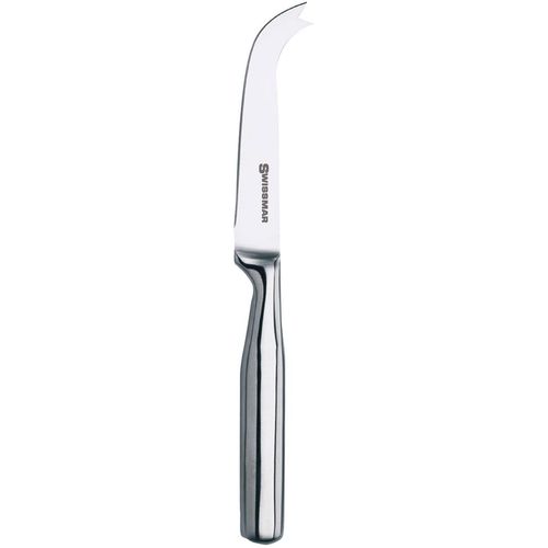 Käsemesser SWISSMAR, silber, Gesamtlänge 21cm, Edelstahl, Kochmesser, univerell, Edelstahl, geschwungene Klinge für einfaches schneiden