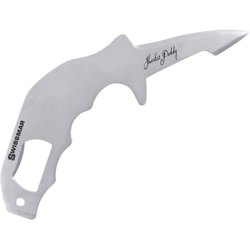 Austernmesser SWISSMAR "Shucker Paddy", silber, Gesamtlänge 17cm, Edelstahl, Kochmesser, 4in1, für Rechts- und Linkshänder, Klinge aus langlebigem Edelstahl