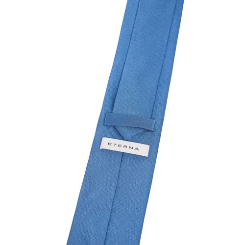 Krawatte ETERNA, Herren, Gr. One Size, blau (indigo), Seide, klassisch, Krawatten