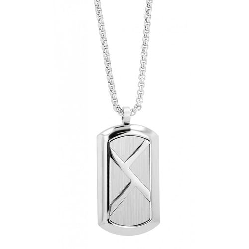 Kette mit Anhänger ADELIA´S, silber, Halsketten, Damen, unbekannt, Edelstahl