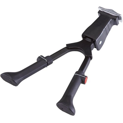 Fahrrad-Doppelständer PROPHETE, schwarz, Zweiraddoppelständer, Aluminium