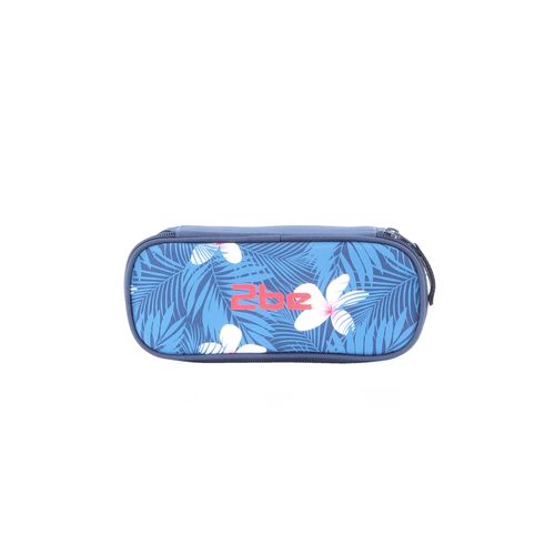 Federmäppchen 2BE, Kinder, blau (blau, mehrfarbig), Polyester, Schreibgeräteetuis, mit Organisationsfach