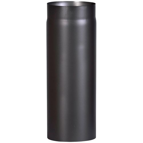 Ofenrohr FIREFIX, schwarz, B:20,4cm H:50cm L:20,4cm, Stahlblech, Rohre, 500 mm lang