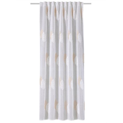 Gardine HEINE HOME, beige, B:140cm H:245cm, Polyester, Gardinen