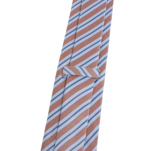 Krawatte ETERNA, Herren, Gr. One Size, bunt (hellblau, orange), Seide, klassisch, Krawatten