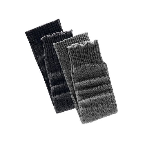 Beinstulpen LAVANA, Damen, schwarz (schwarz, grau, meliert), Strick, Wolle, meliert, casual, Stulpen, und Armstulpen