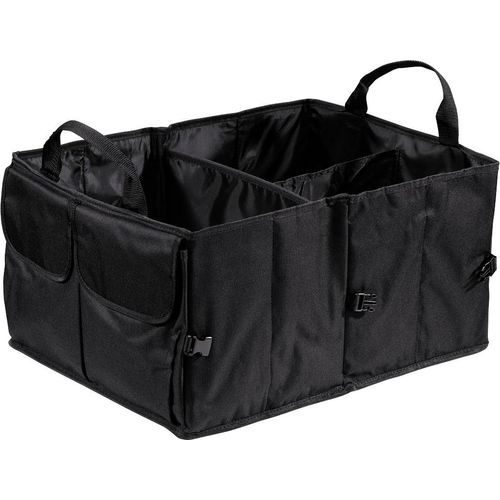Aufbewahrungstasche HAMA "Auto Kofferraumtasche/Organizer, groß faltbar, 53 x 38,5 x 27 cm", schwarz, B:30,5cm H:5,5cm T:41cm, Polyester, Taschen, Auto Kofferraumtasche/Kofferraum Organizer, faltbar, 53x38,5x27 cm