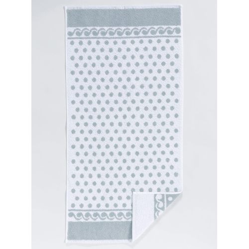 Handtuch ROSS Gr. 1, silber (silberfarben), B:50cm L:100cm, Walkfrottee, 100% Baumwolle, Handtücher (Packung)