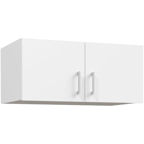 Schrankaufsatz FORTE, weiß, B:88,9cm H:38,1cm T:54,2cm, Möbelaufsätze, Schrankaufsatz, Schrankaufsatz, Stauraum, Raumnutzung