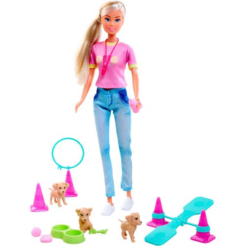 Anziehpuppe SIMBA "Steffi Love, Dog Trainer", bunt, Puppen, Kinder