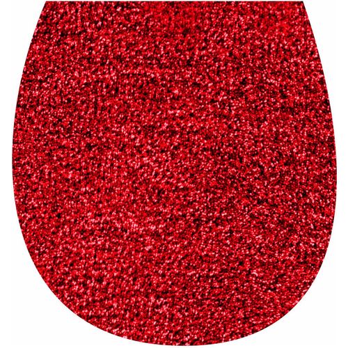 Badematte GRUND, rot, WC-Deckelbezug (47cm x 50cm),, Badematten