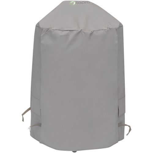 Grill-Schutzhülle TEPRO, grau, B:73cm H:90cm L:73cm, Polyester, Planen, BxLxH: 73x73x90 cm, für Kugelgrill groß
