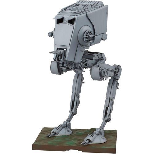 Modellbausatz BANDAI "Star Wars AT-ST", grau, Modellbausätze, KinderH:18cm, Kunststoff, H:18cm