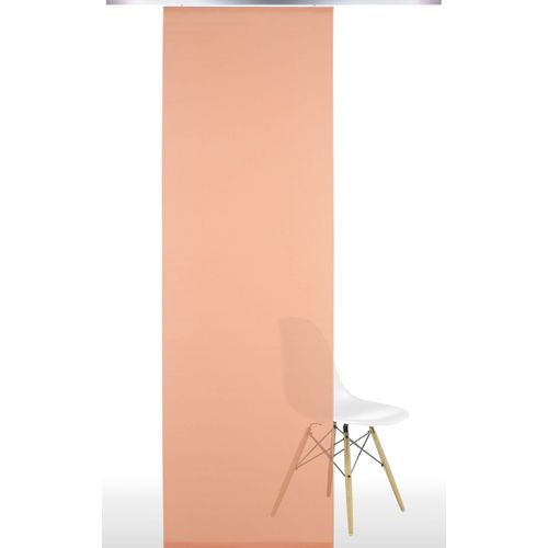 Schiebegardine LIEDECO Gr. 1, orange (pfirsich), B:60cm H:245cm, Polyester, Gardinen, HxB: 245x60, ohne Paneelwagen