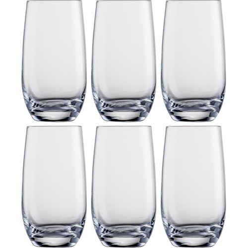 Longdrinkglas EISCH GERMANY, transparent, H:14cm, Kristallglas, Trinkgefäße, bleifrei, 490 ml, 6-teilig