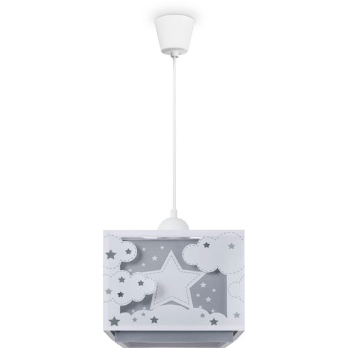 PACO HOME Pendelleuchte "GRETA", weiß, H: 24,5cm, Lampen, Kinderlampe