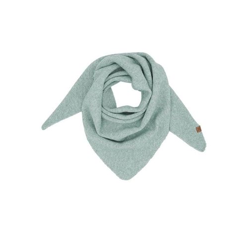 Dreieckstuch MAXIMO, Baby, grün, Feinstrick, Materialmix, unifarben, casual, Modetücher, Stricktuch für Mädchen