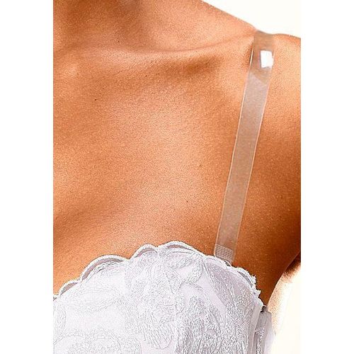 BH-Träger ABRACADA BRA, Damen, Gr. 1, transparent, Kunststoff, BH-Träger BH BH-Set BH-Träger Trägerlose-BH BH-Accessoire, Trägerbreite 1,8 cm - transparent, zum Austauschen
