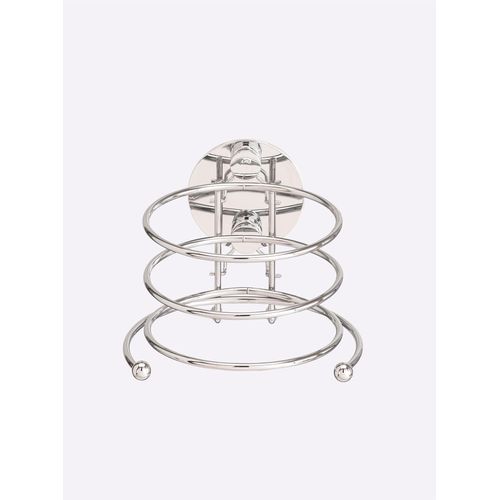 Badaccessoire-Set HEINE HOME, silber (silberfarben), Stahl, Badaccessoires-Sets