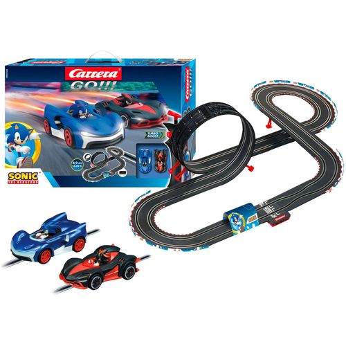 Autorennbahn CARRERA "Carrera GO - Sonic the Hedgehog 4.9", bunt, Autorennbahnen, Kinder