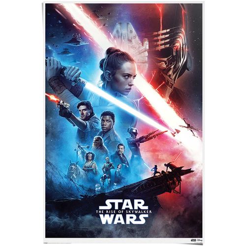 Poster REINDERS "Star Wars The Rise of Skywalker - Filmplakat", rot (farbe bild(er): rot), B:61cm H:91,5cm, Papier, Bilder
