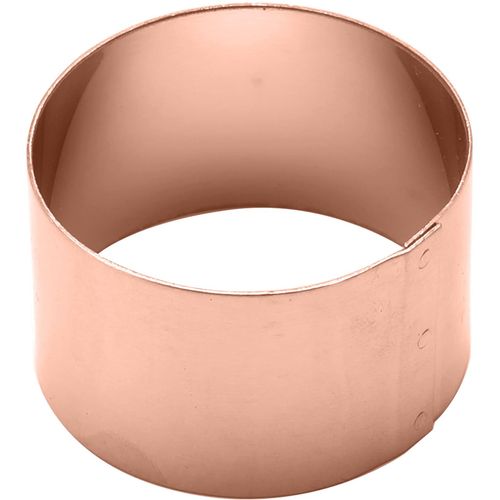 Serviettenring ECHTWERK, rosa (altkupferfarben), Ø:4cm, Edelstahl, Serviettenringe, Serviettenhalter-Set, Serviettenschnallen, Kreisdesign, aus Edelstahl