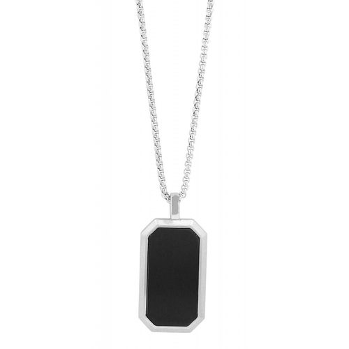 Kette mit Anhänger ADELIA´S, silber, Halsketten, Herren, unbekannt, Edelstahl