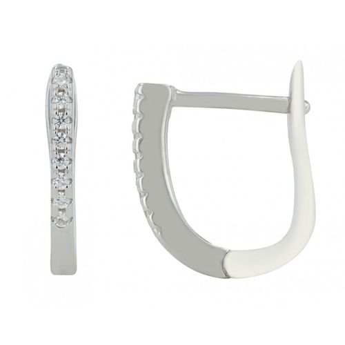 Paar Creolen ADELIA´S, silber, Ohrringe, Damen, Damen, Silber 925 (Sterlingsilber)