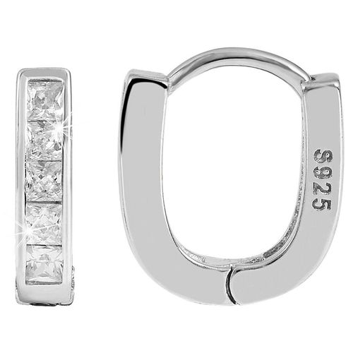 Paar Creolen ADELIA´S, silber, Ohrringe, Damen, Damen, Silber 925 (Sterlingsilber)