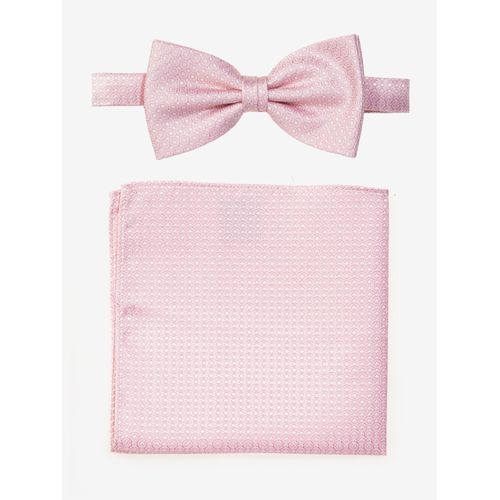 Fliege MONTI, Damen, rosa (rose), Seide, gemustert, casual,klassisch, Fliegen, mit passendem Einstecktuch