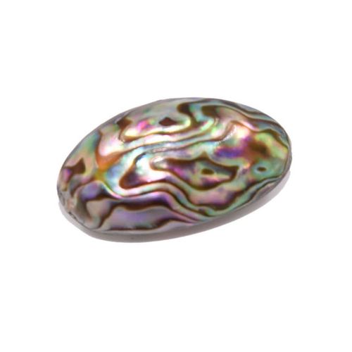 Edelstein FIRETTI "Schmuck Geschenk Deko Abalone Muschel", bunt (bunt, stein), EdelsteineB:1,7cm H:1,3cm L:3cm, Stein, Abalone, B:1,7cm H:1,3cm L:3cm