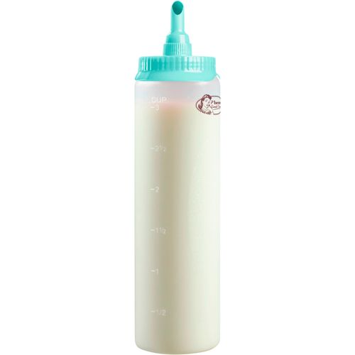 BESTRON Teigportionierer "ABOTTLEM", grün (mint), L:28,5cm Ø:28,5cm, Teigportionierer, mit Skala, Teigdosierer für 700 ml