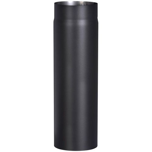 Ofenrohr FIREFIX, schwarz, B:16,4cm H:50cm L:16,4cm, Stahlblech, Rohre, 500 mm lang
