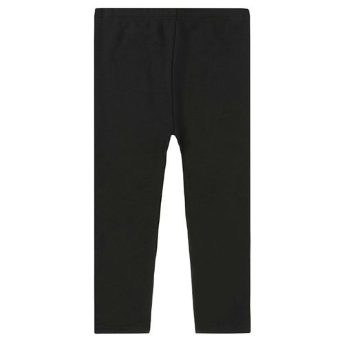 Caprileggings STACCATO, Mädchen, Gr. 176, Normalgrößen, schwarz, Oberstoff: 95% Baumwolle, 5% Elasthan., unifarben, Basic, normal, Hosen, Kinder